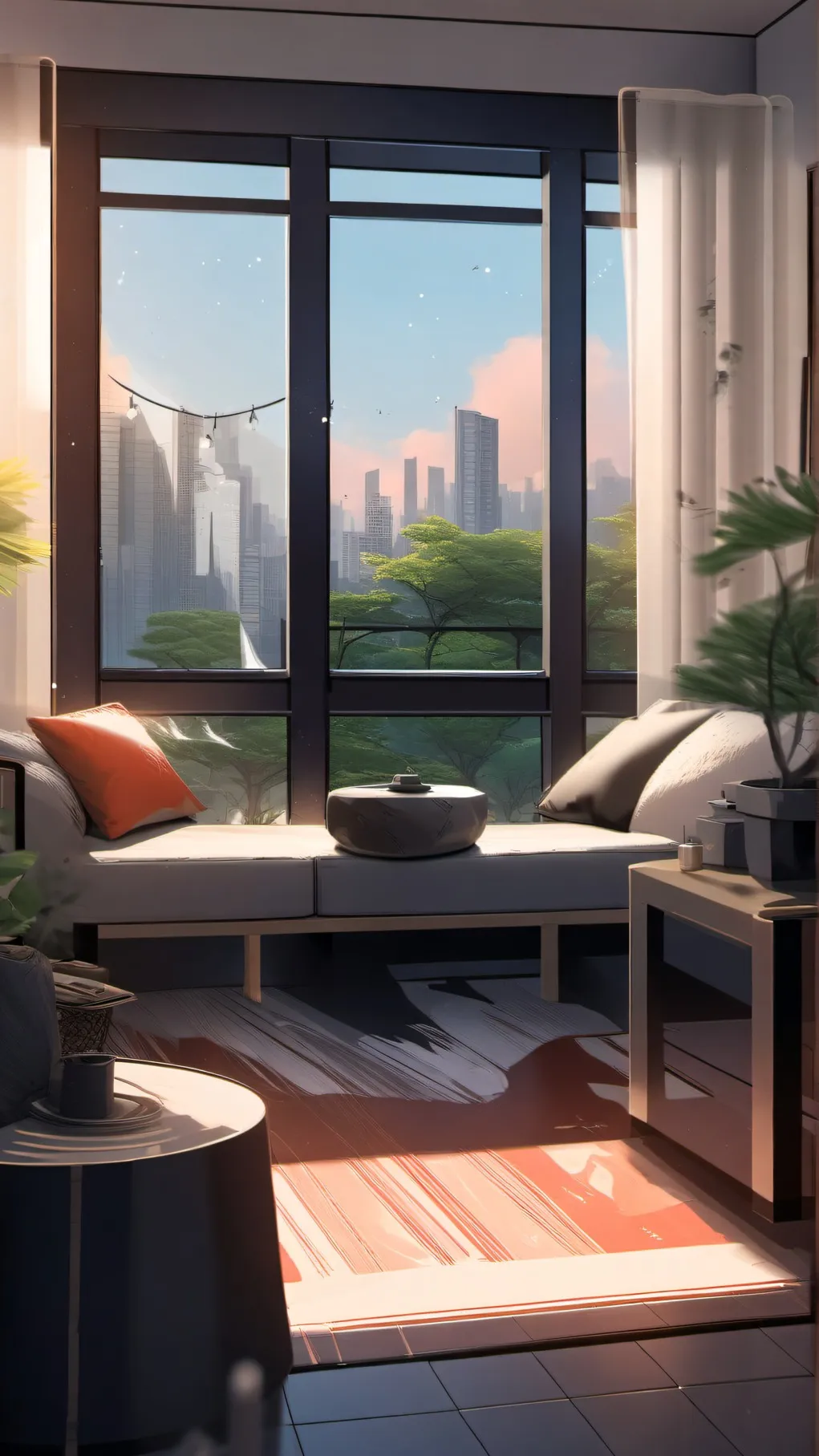 ai character: mes série love you background
