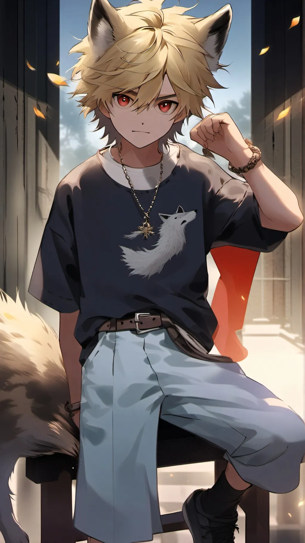 ai character: Bakugo background