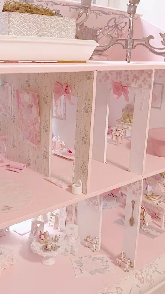 ai character: dollhouse background