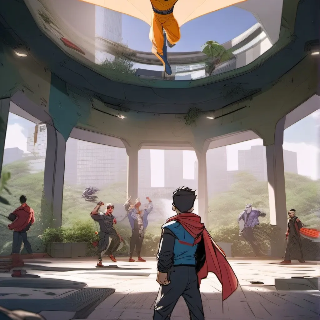 chat with ai character: Superhero school