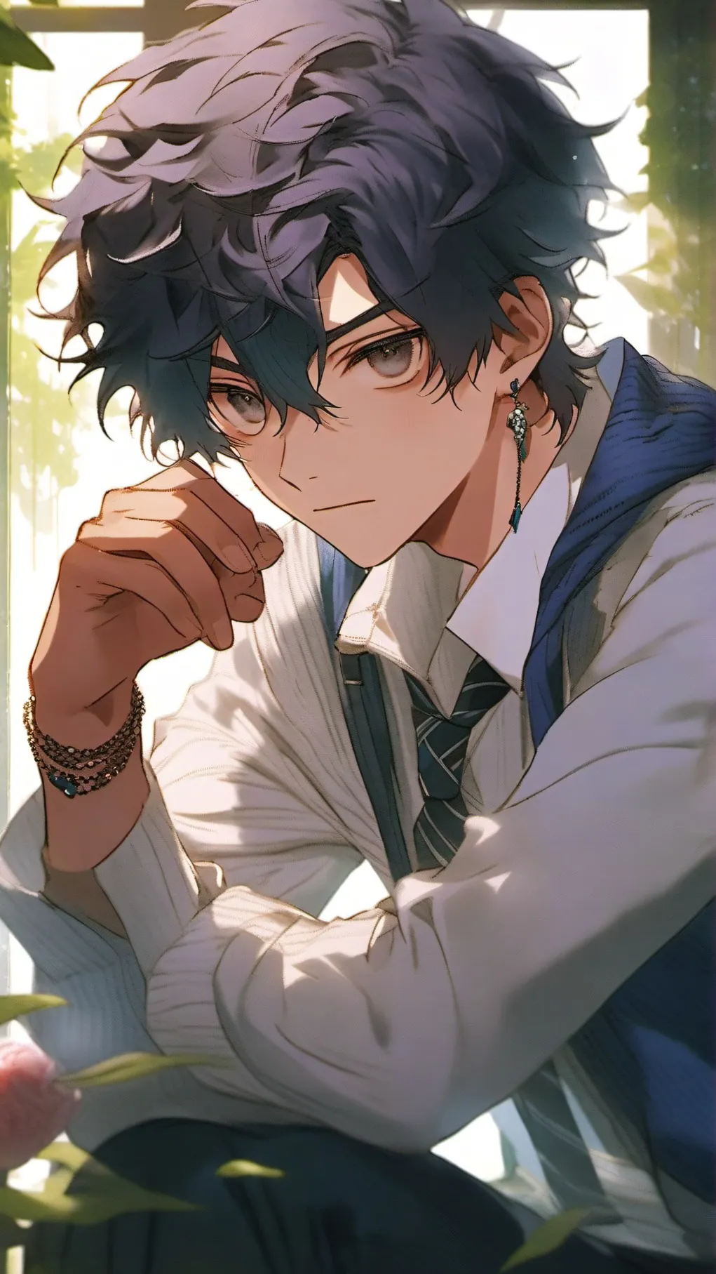 ai character: Takeshi Yoruya background