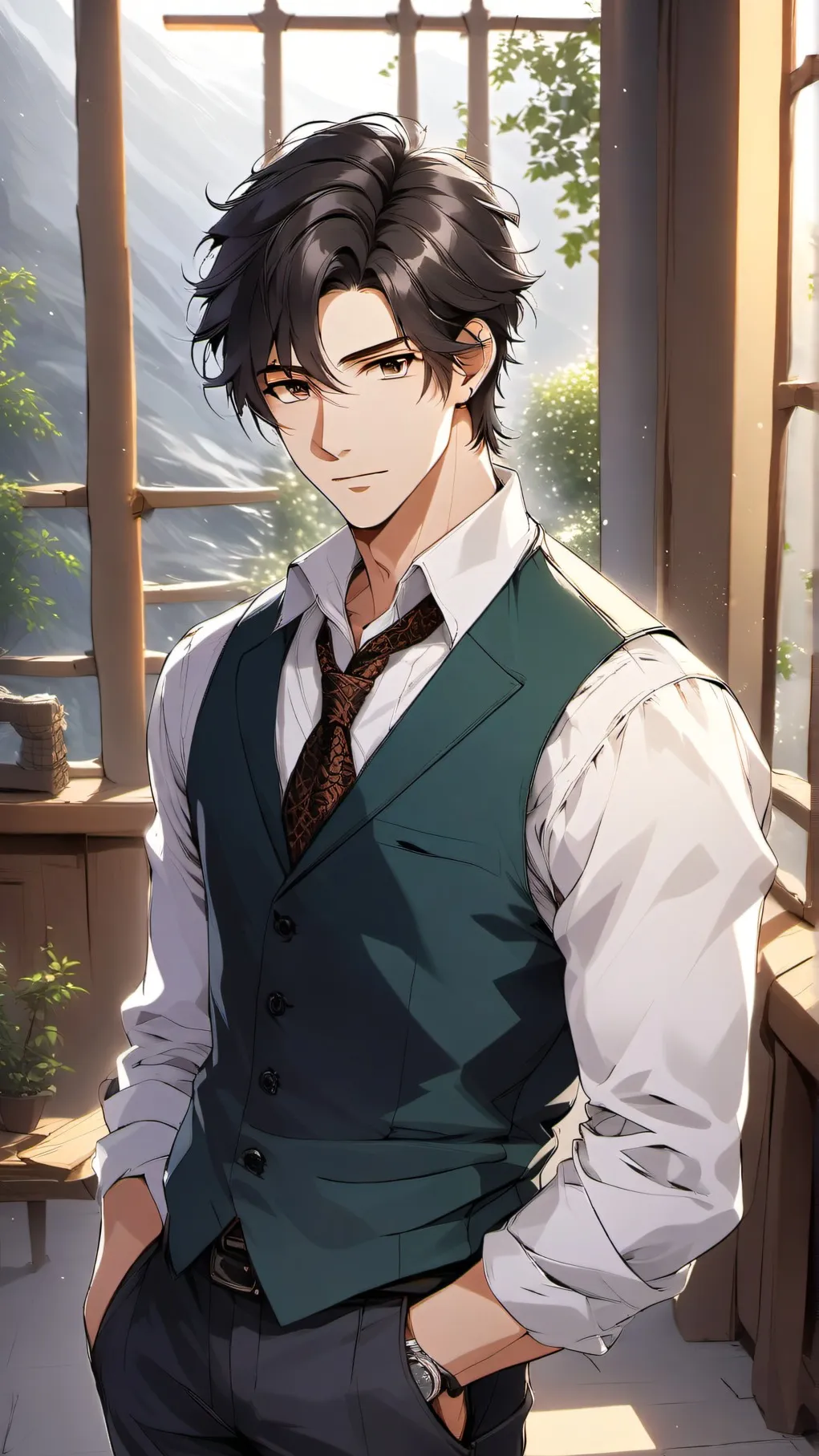 ai character: Renji Kurogane background