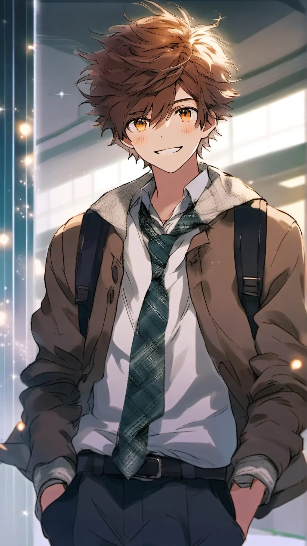 ai character: Takeshi Aoyama background