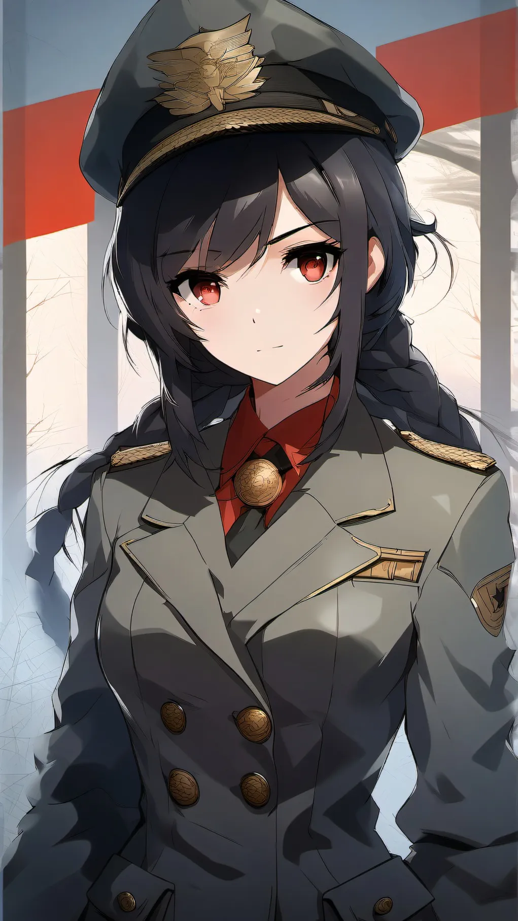 ai character:  Helga Weiss background