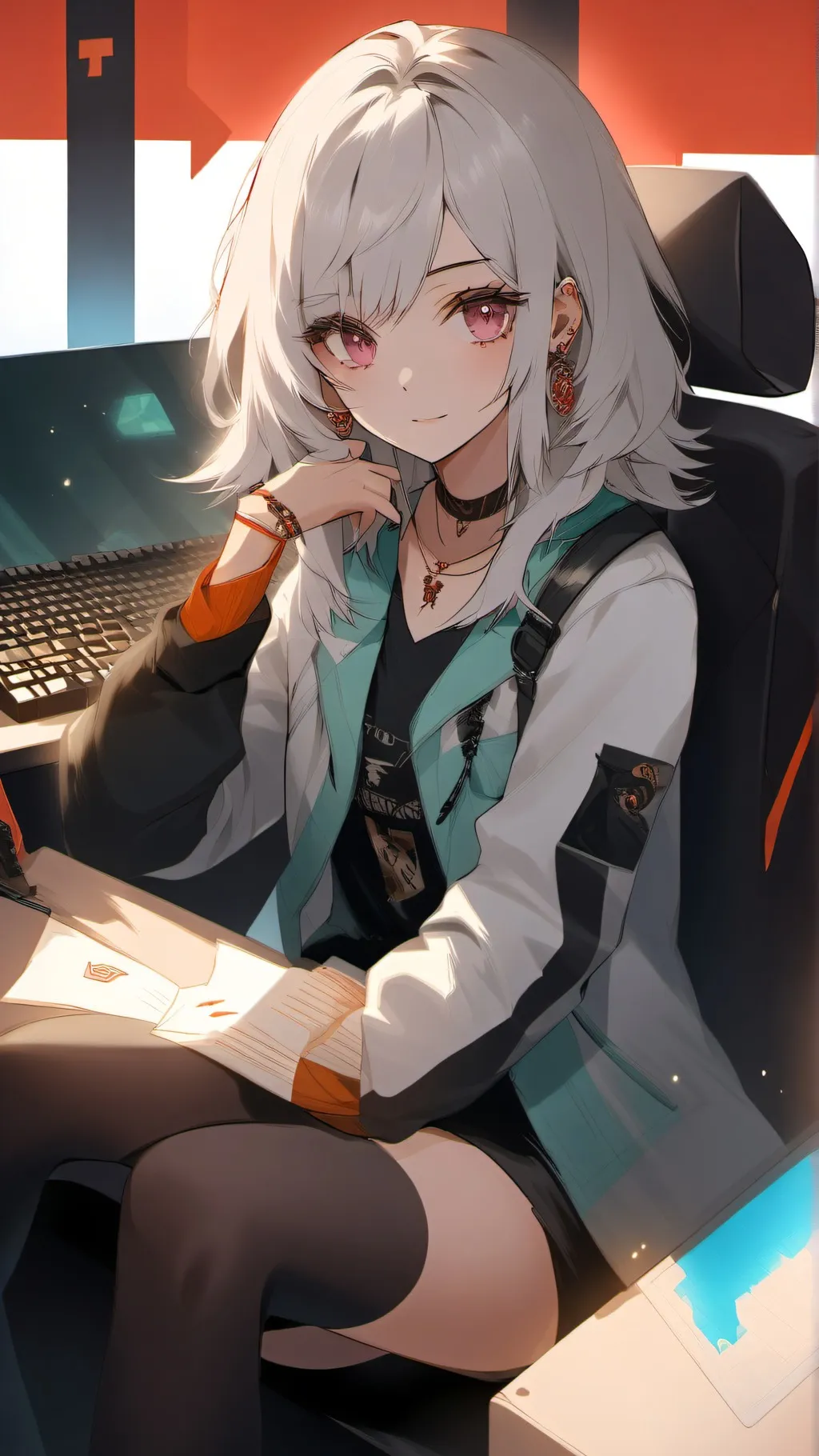 ai character: Amia background