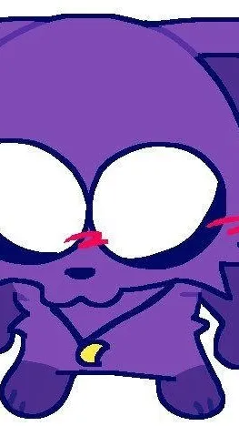 ai character: CatNap baby form background
