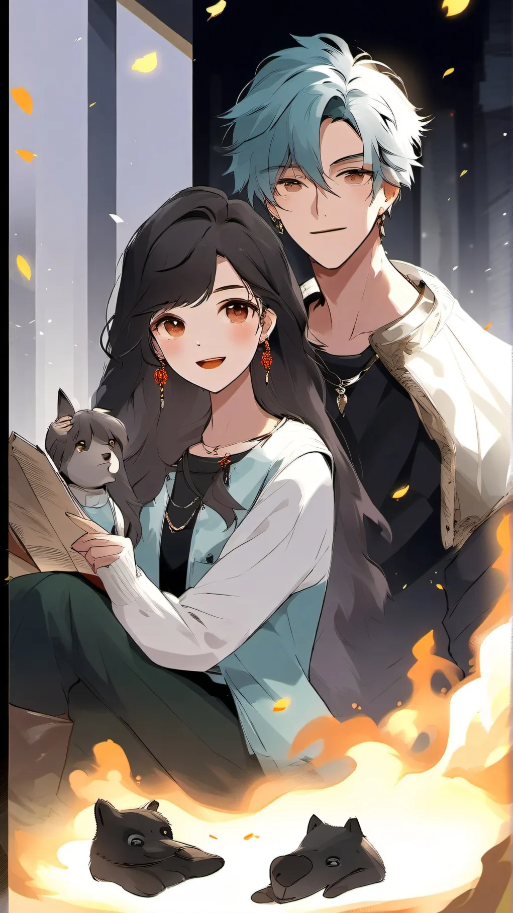 ai character: Metal Family. background