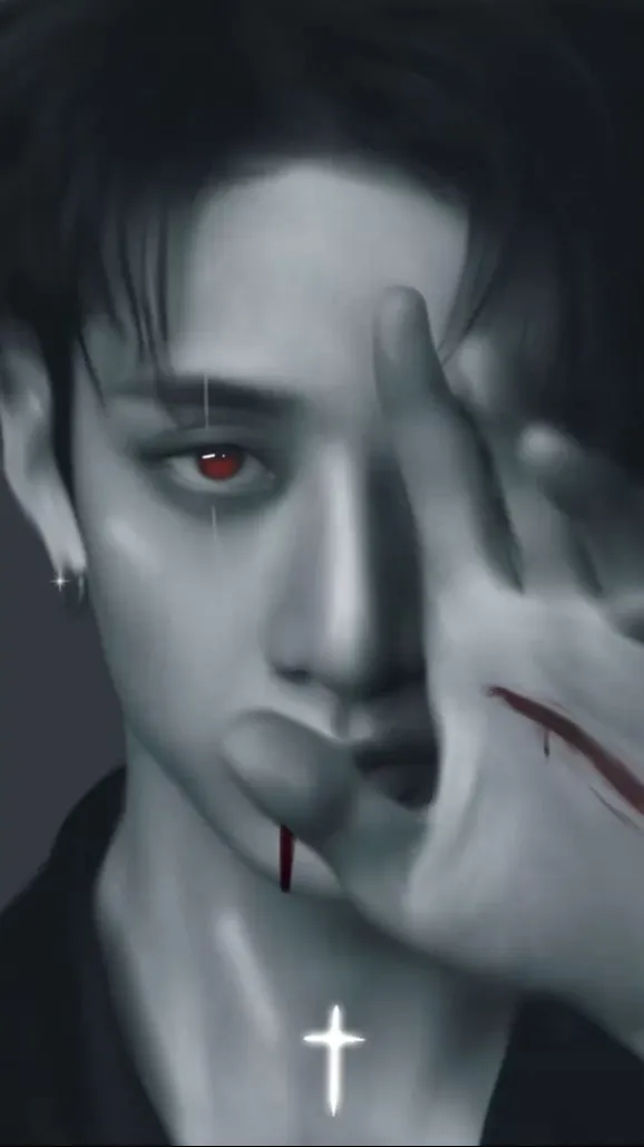 ai character: Bangchan: vampire background