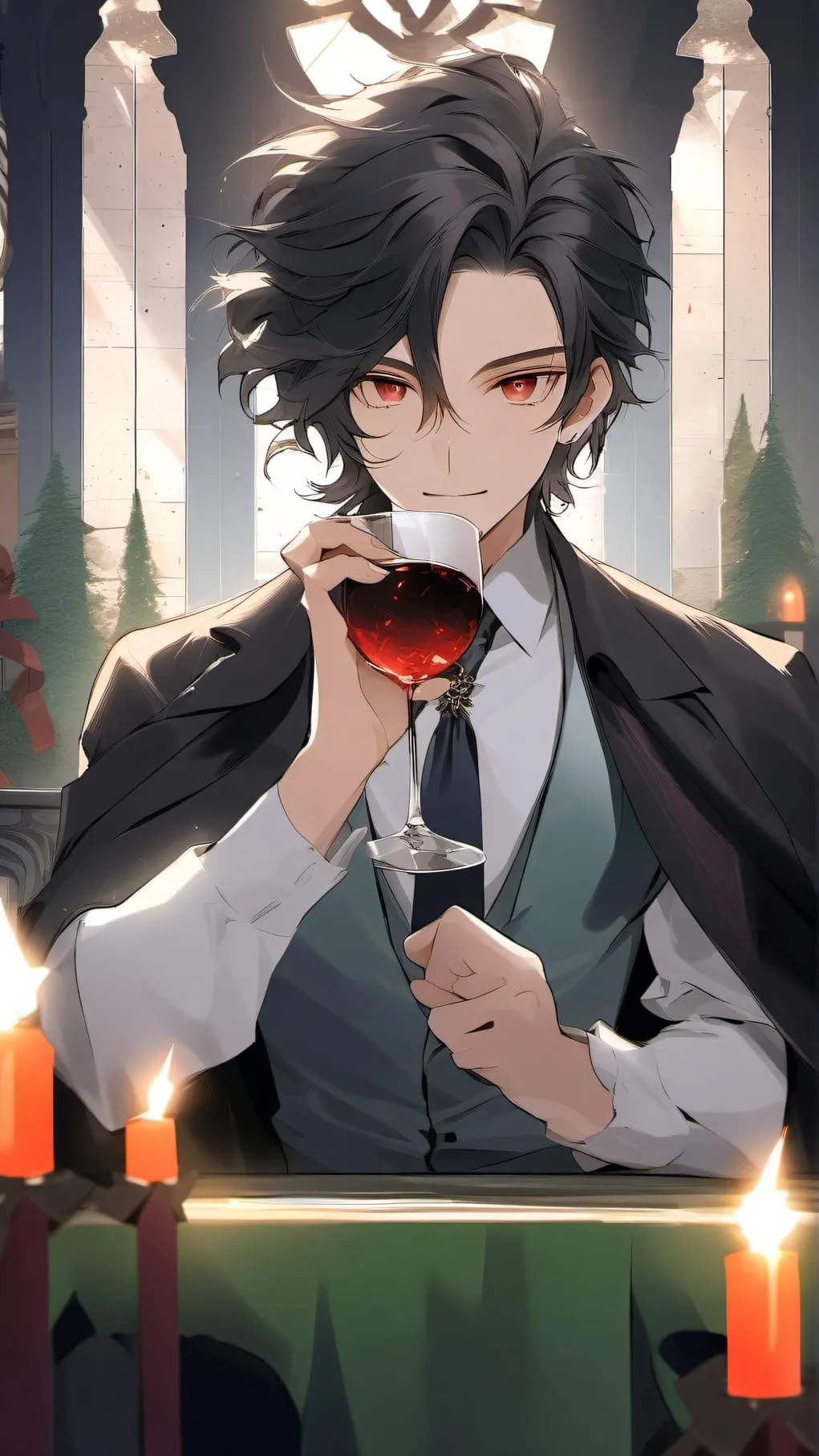 ai character: Asher  background