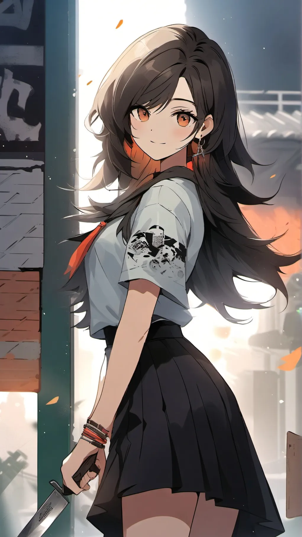 ai character: Ruby lane background