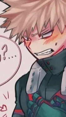 ai character: Bakugo ❤️ background