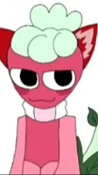 ai character: cat Sprout🐈🍓 background