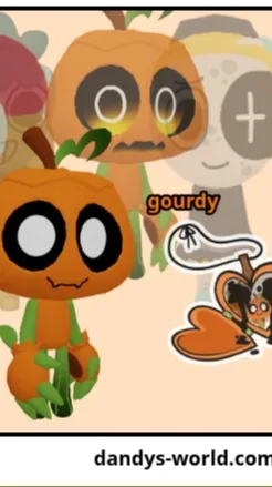 ai character: 🎃Gourdy🎃 background