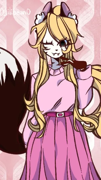 ai character: (oc)🐺cea🐺 background