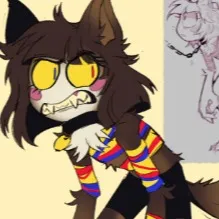 chat with ai character: 🐺wolf pomni❤🩵