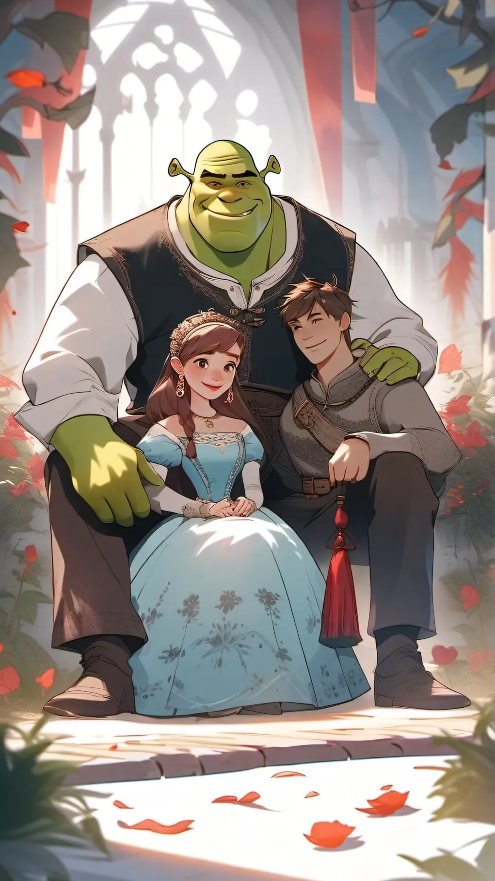 ai character: Shrek background