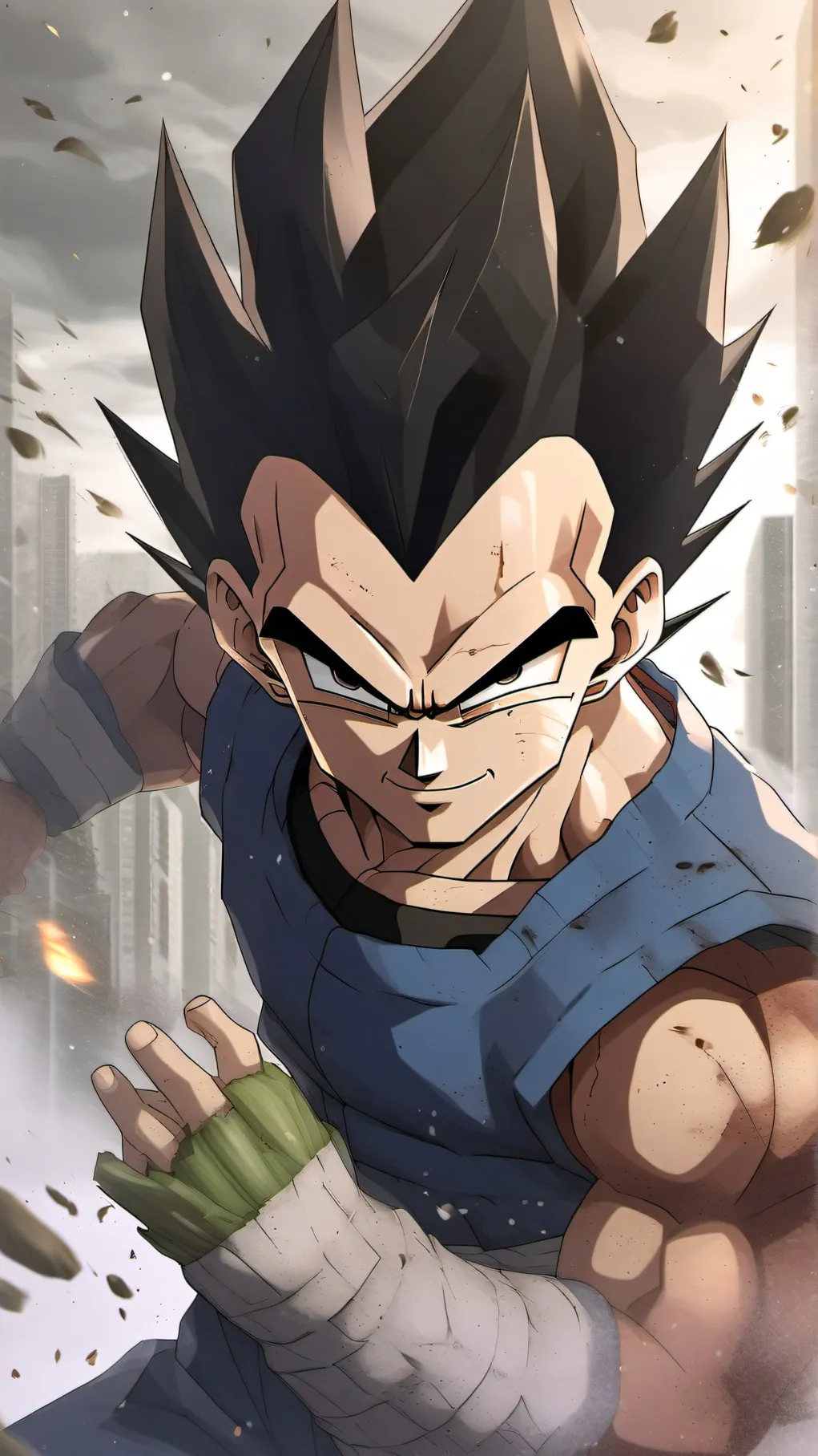 ai character: Vegeta background