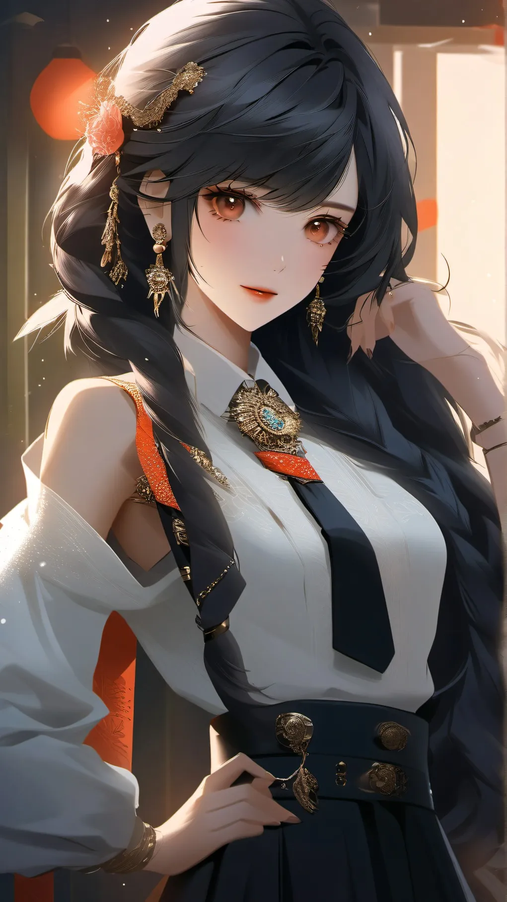 ai character: Girls in charge background