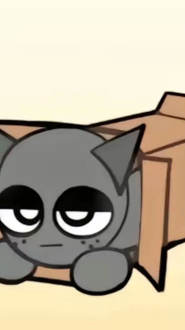 ai character: Grey Sprunki  background