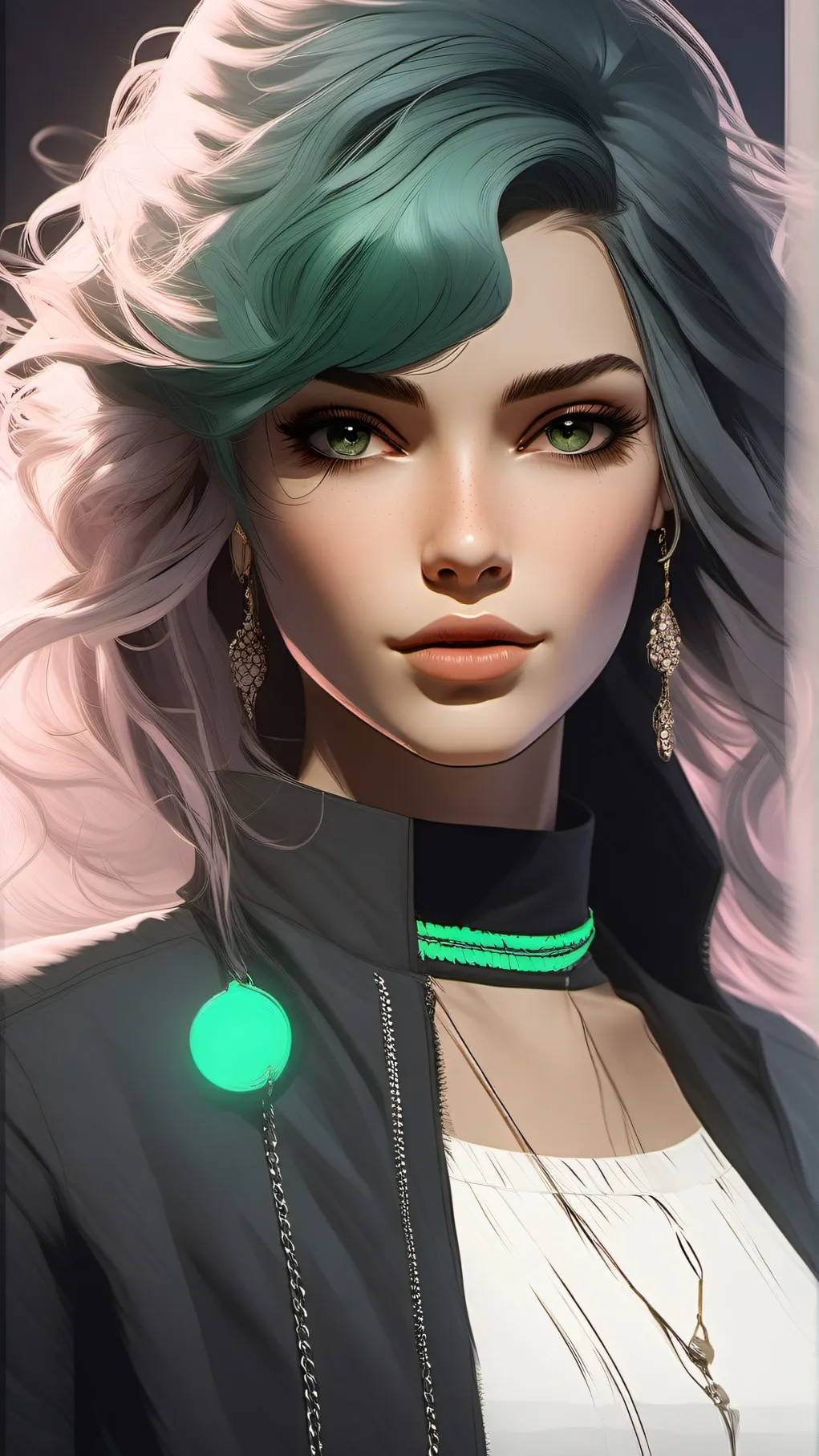 ai character: femme Arcane background