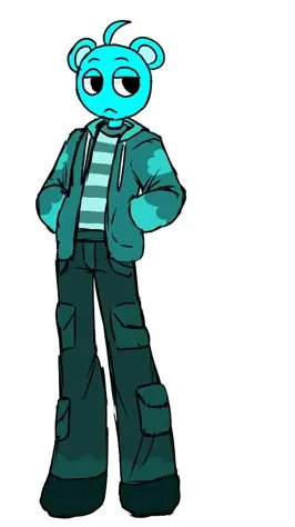 ai character: Sprunki Sky background