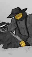 ai character: Doublefedora again background