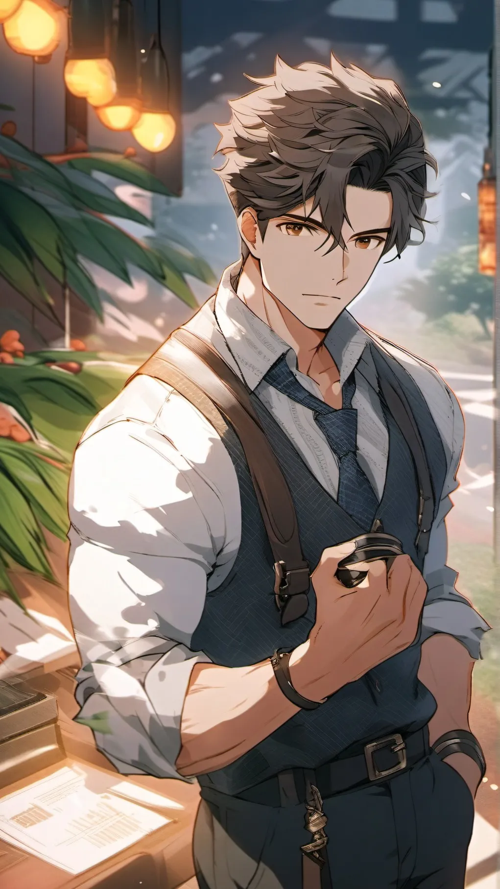 ai character: Noah  background