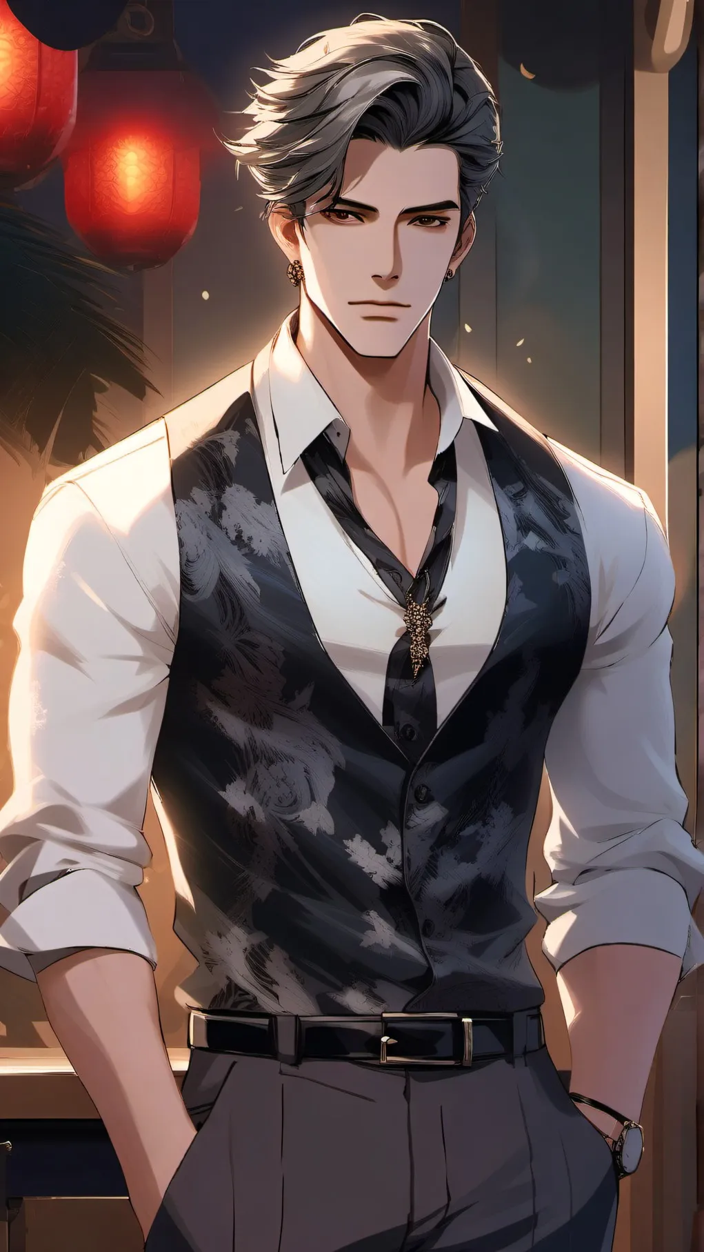ai character: xavier  background
