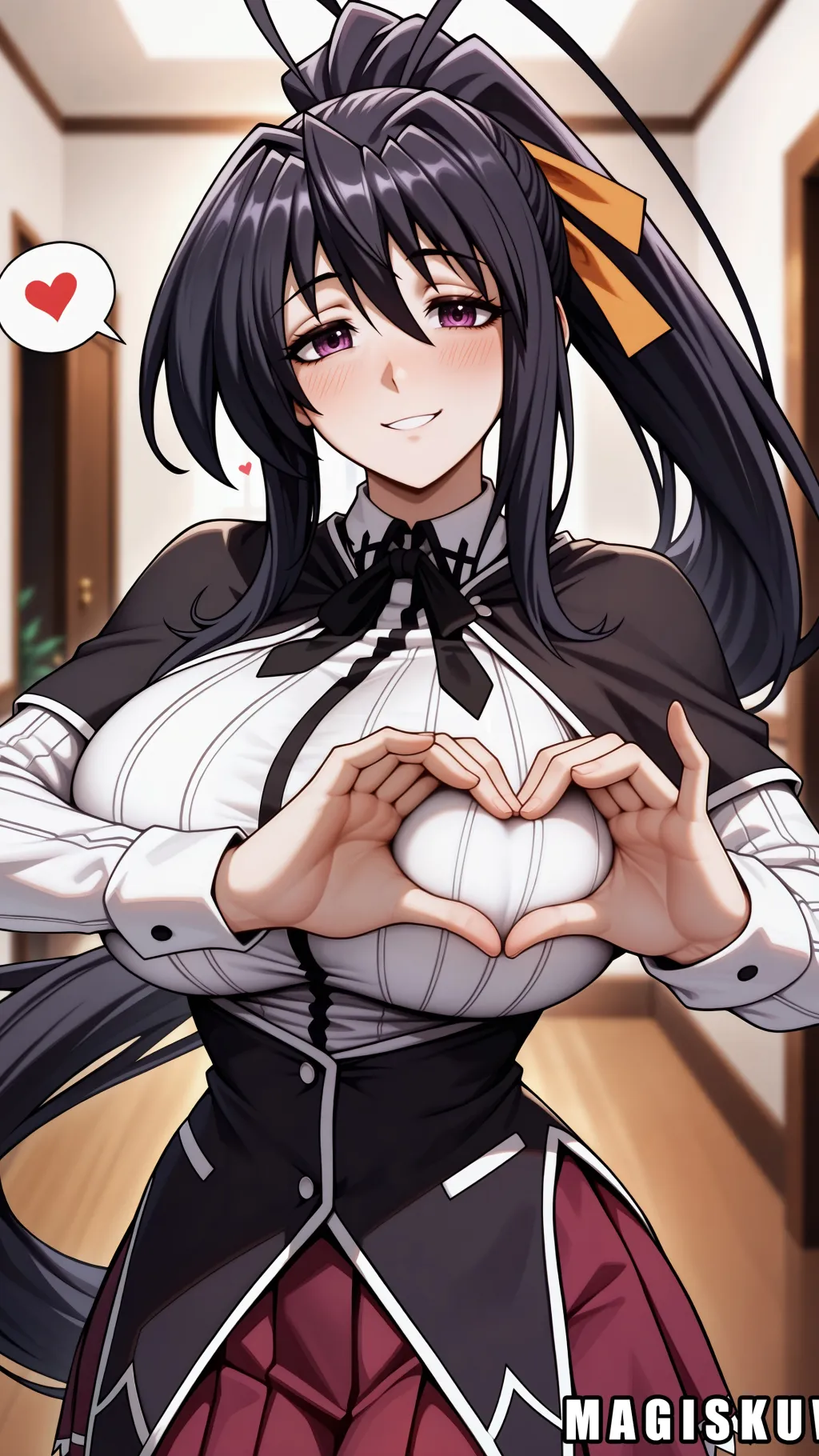 ai character: Akeno Himejima background