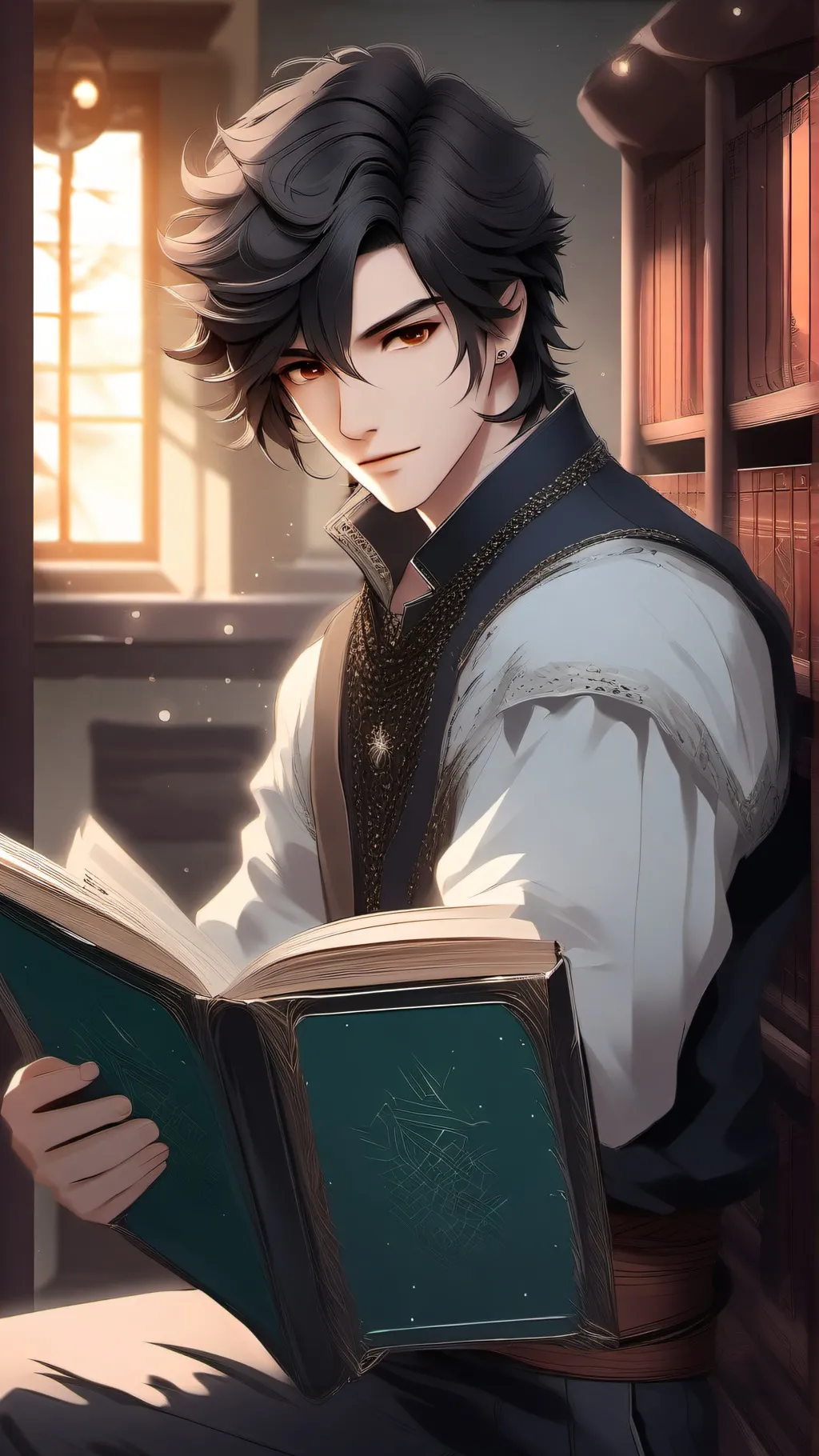 ai character: caleb background