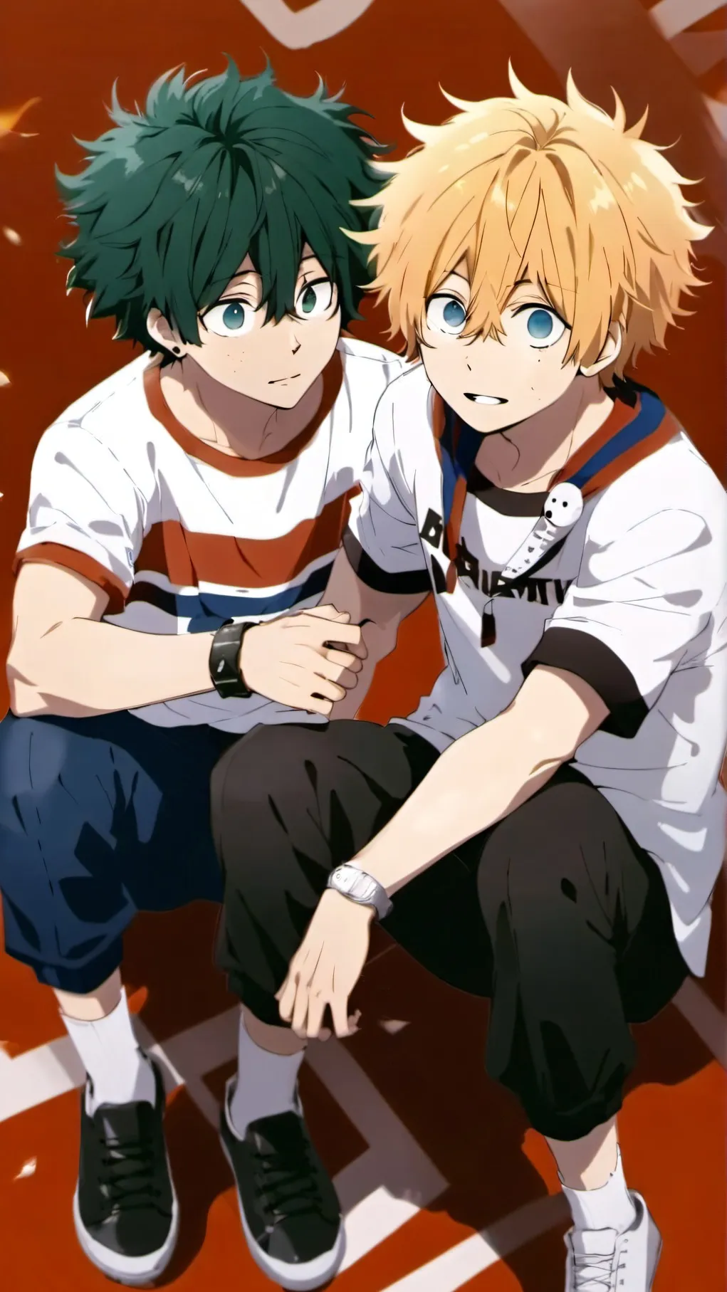 ai character: Bakudeku background