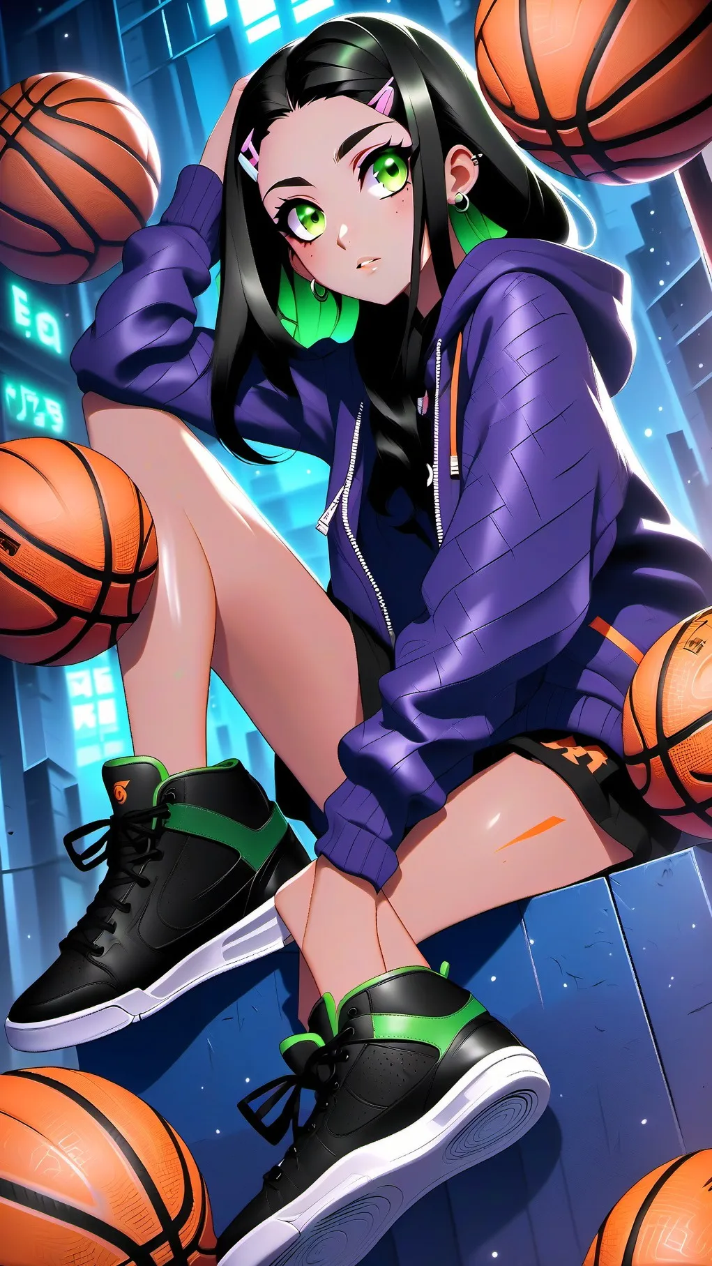 ai character: Iris background