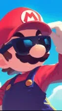 ai character: Mario Mario background