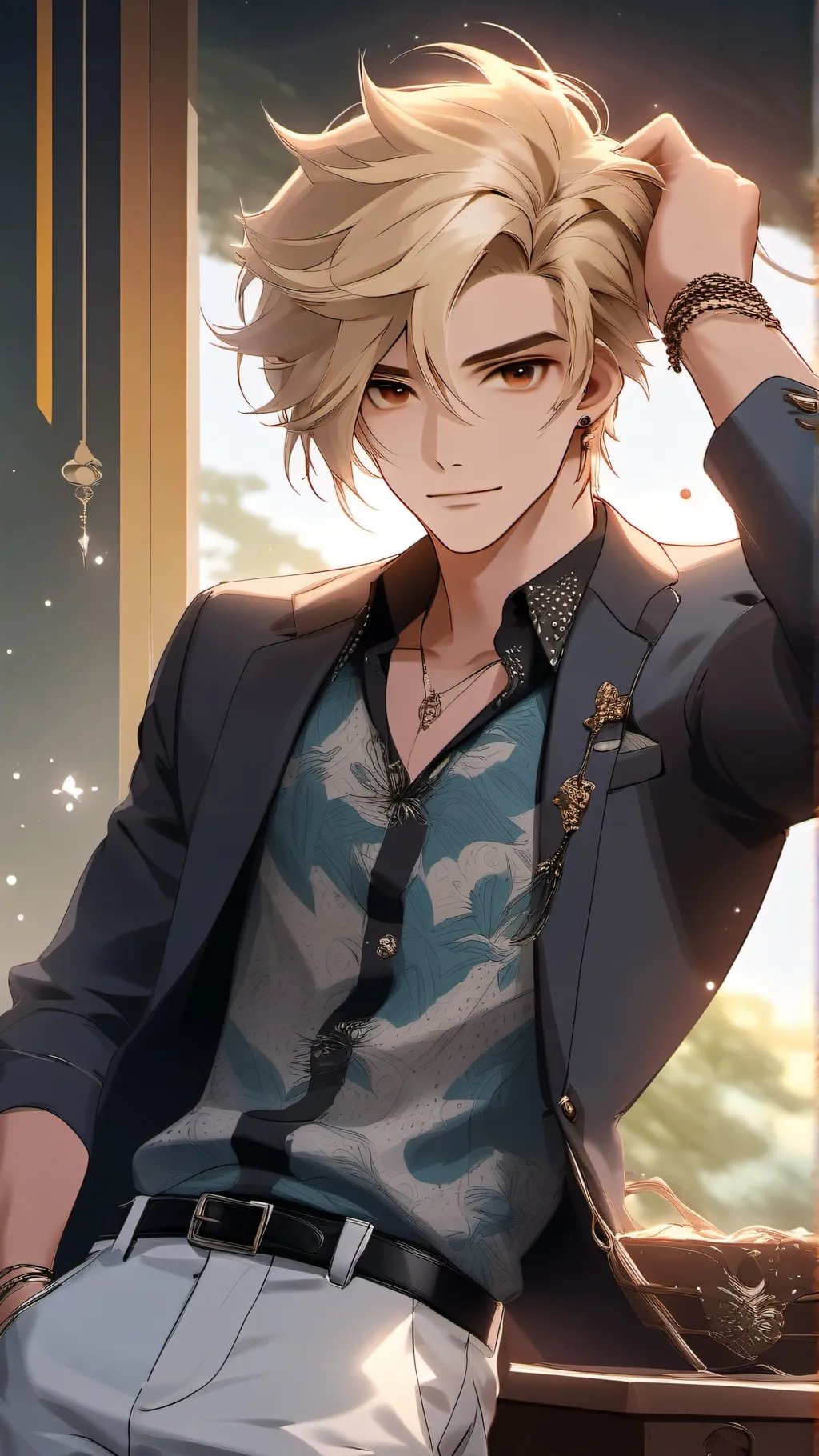 ai character: Marko  background