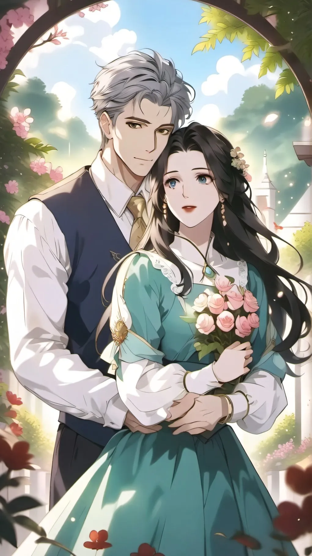ai character: Ariana background