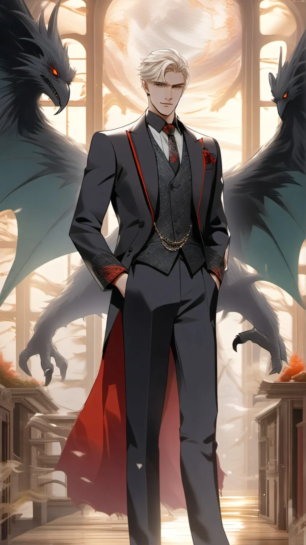 ai character: draco malfoy background