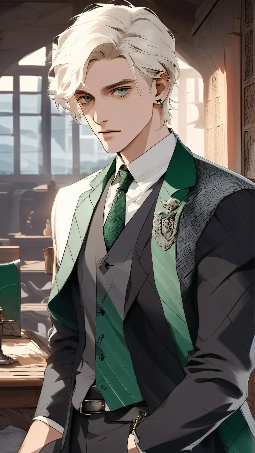 ai character: Draco Malfoy background