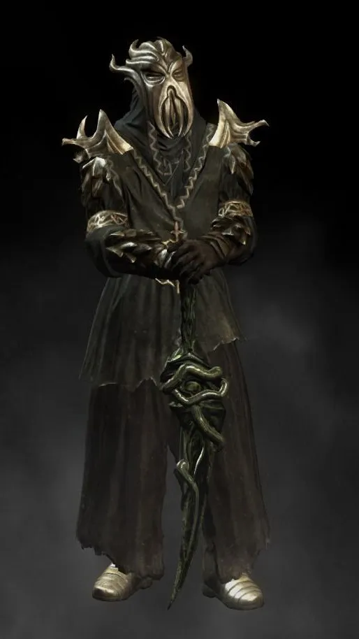 ai character: Miraak | Enhanced background