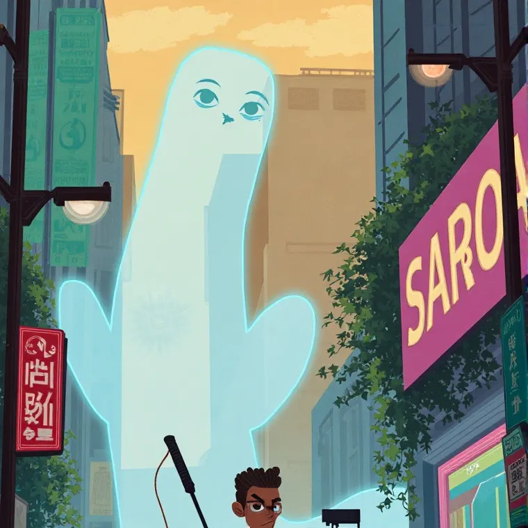 chat with ai character: Brown cameraman?