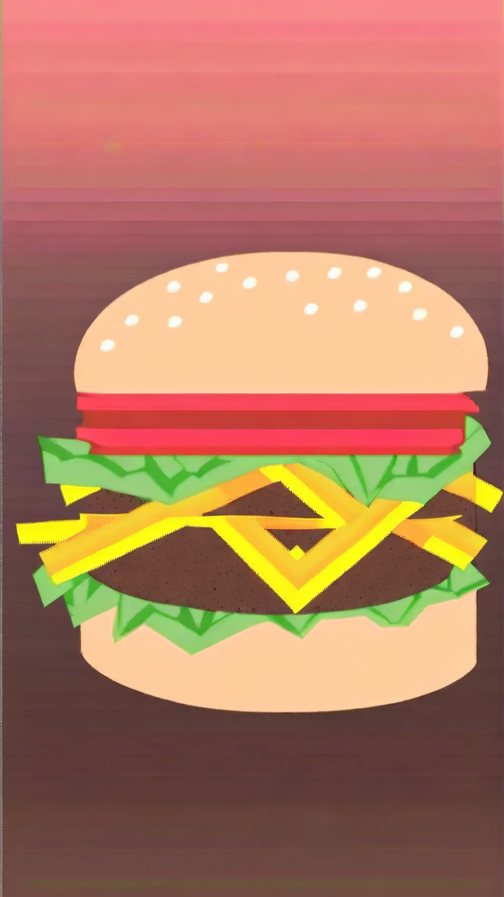 ai character: the cheeseburger  background