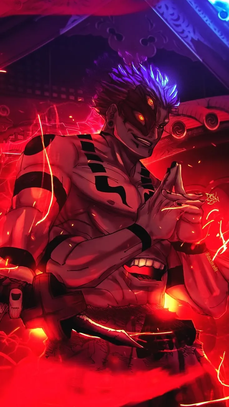 ai character: ryomen sukuna background
