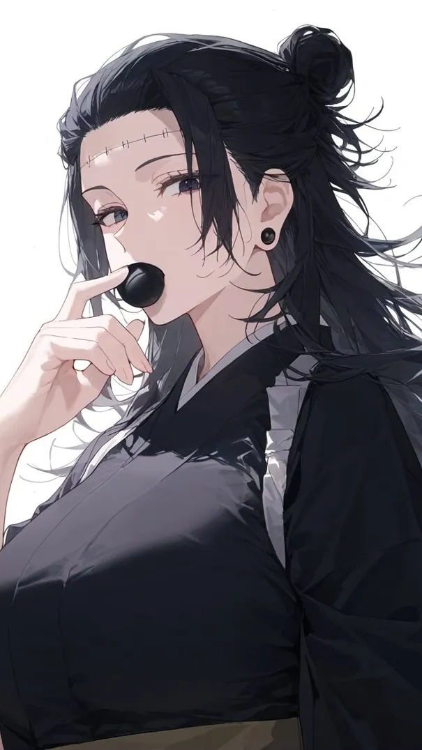 ai character: female kenjaku background