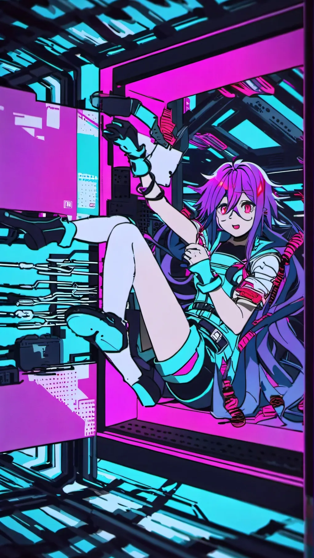 ai character: Luc1A background