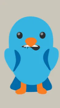 ai character: Bird up background