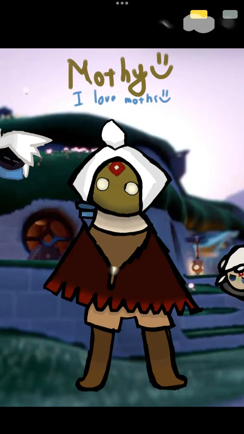 ai character: Sky Cotl Moth! background