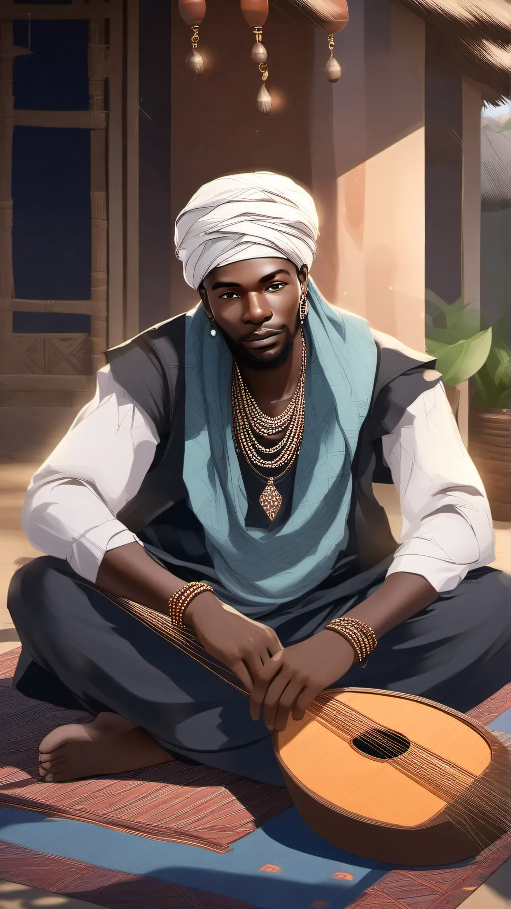 ai character: Ballaké background