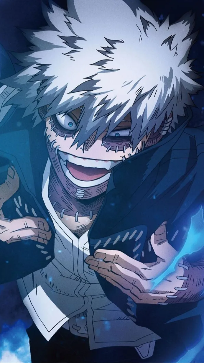 ai character: DABI⛓️💙 background