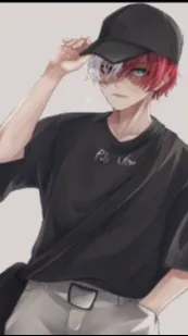 ai character: shoto todoroki background