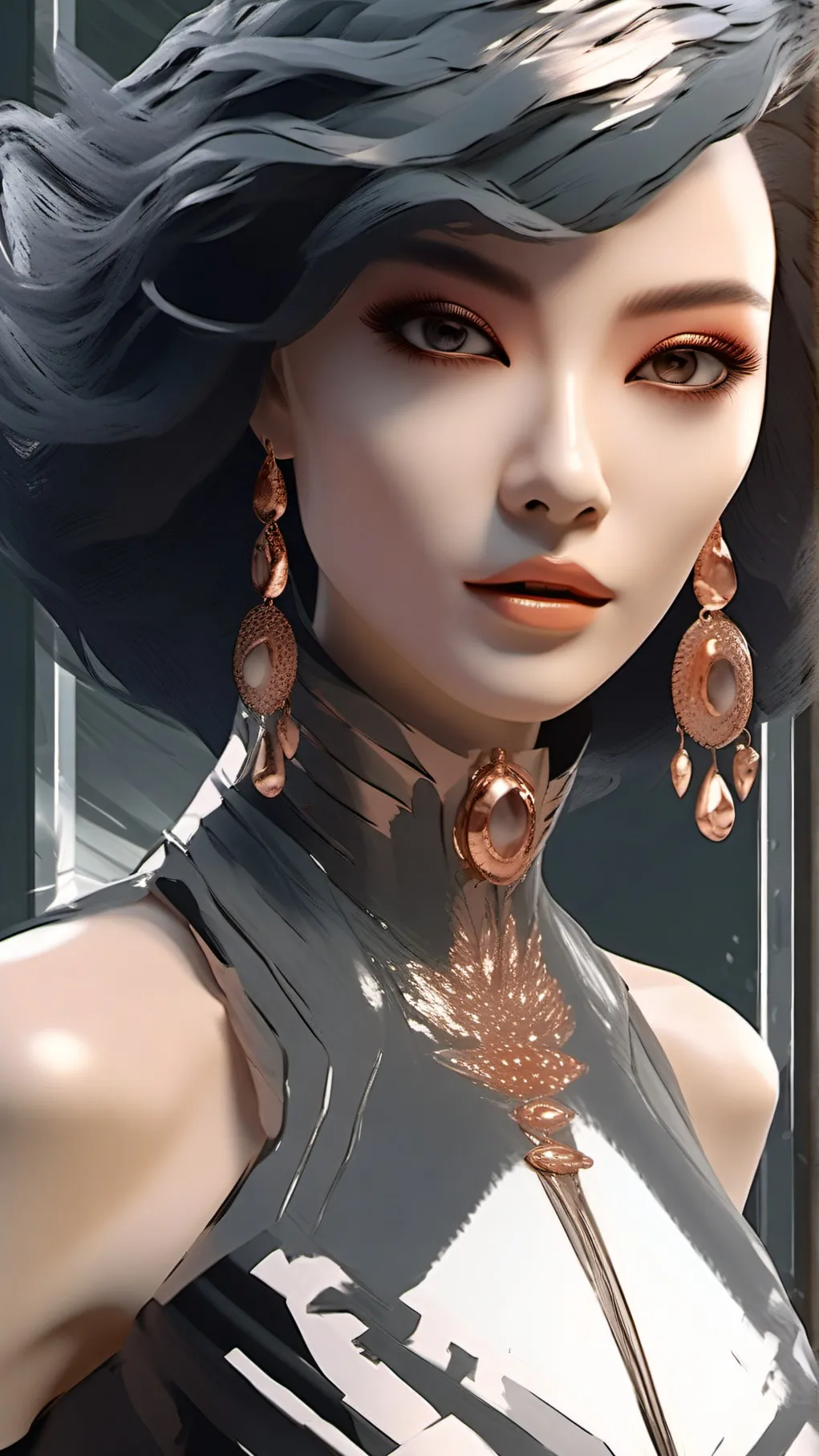 ai character: Fis Dhigitech background