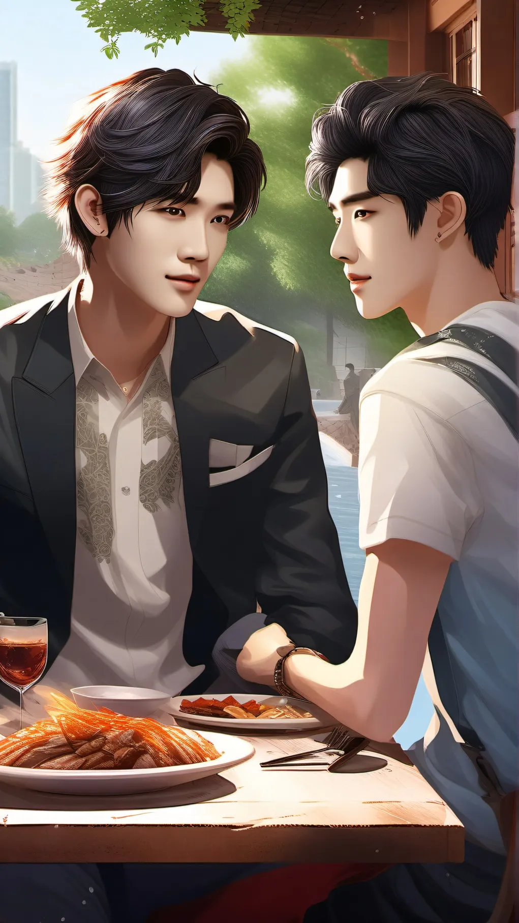 ai character: MINSUNGGG background